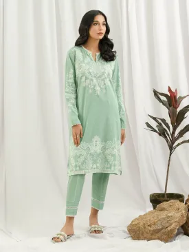 2 Piece Lawn Suit- Paste Print (Pret)