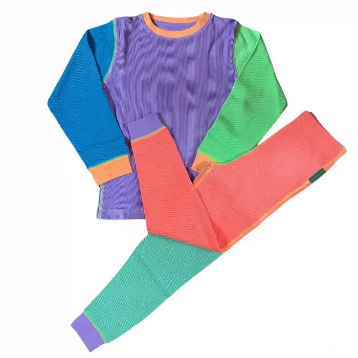 90’s Dayglow Waffle Cotton Set