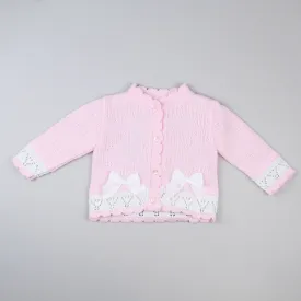 Baby Girls Knitted Cardigan - Pink