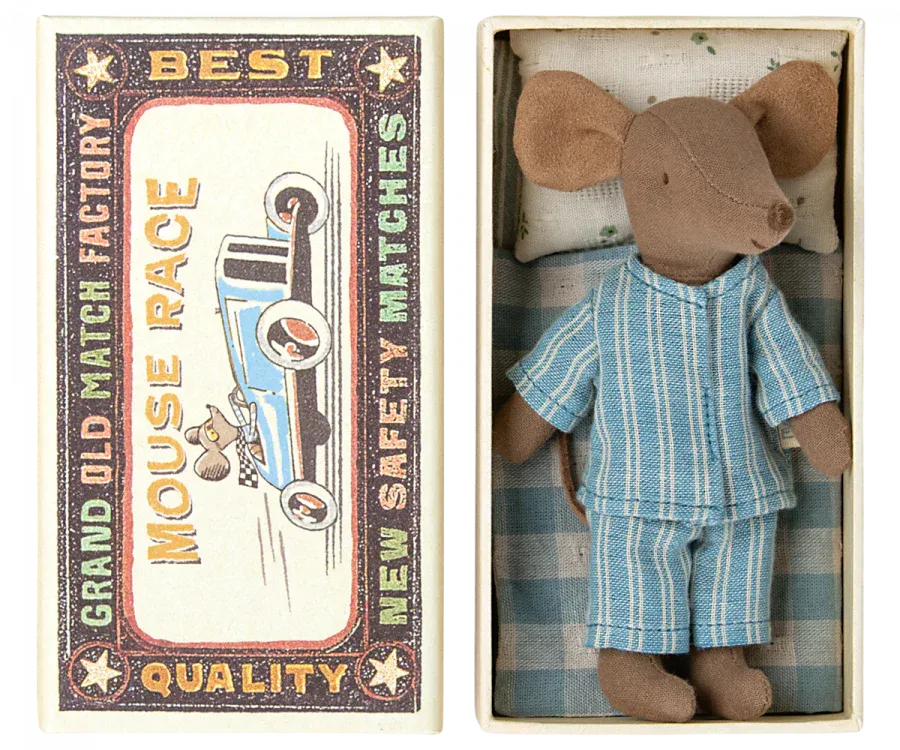 Big Brother Mouse in Matchbox - Blue Pajamas