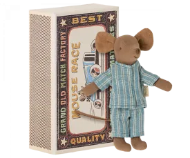 Big Brother Mouse in Matchbox - Blue Pajamas