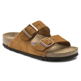 Birkenstock Arizona Soft Footbed Sandal- Mink Suede