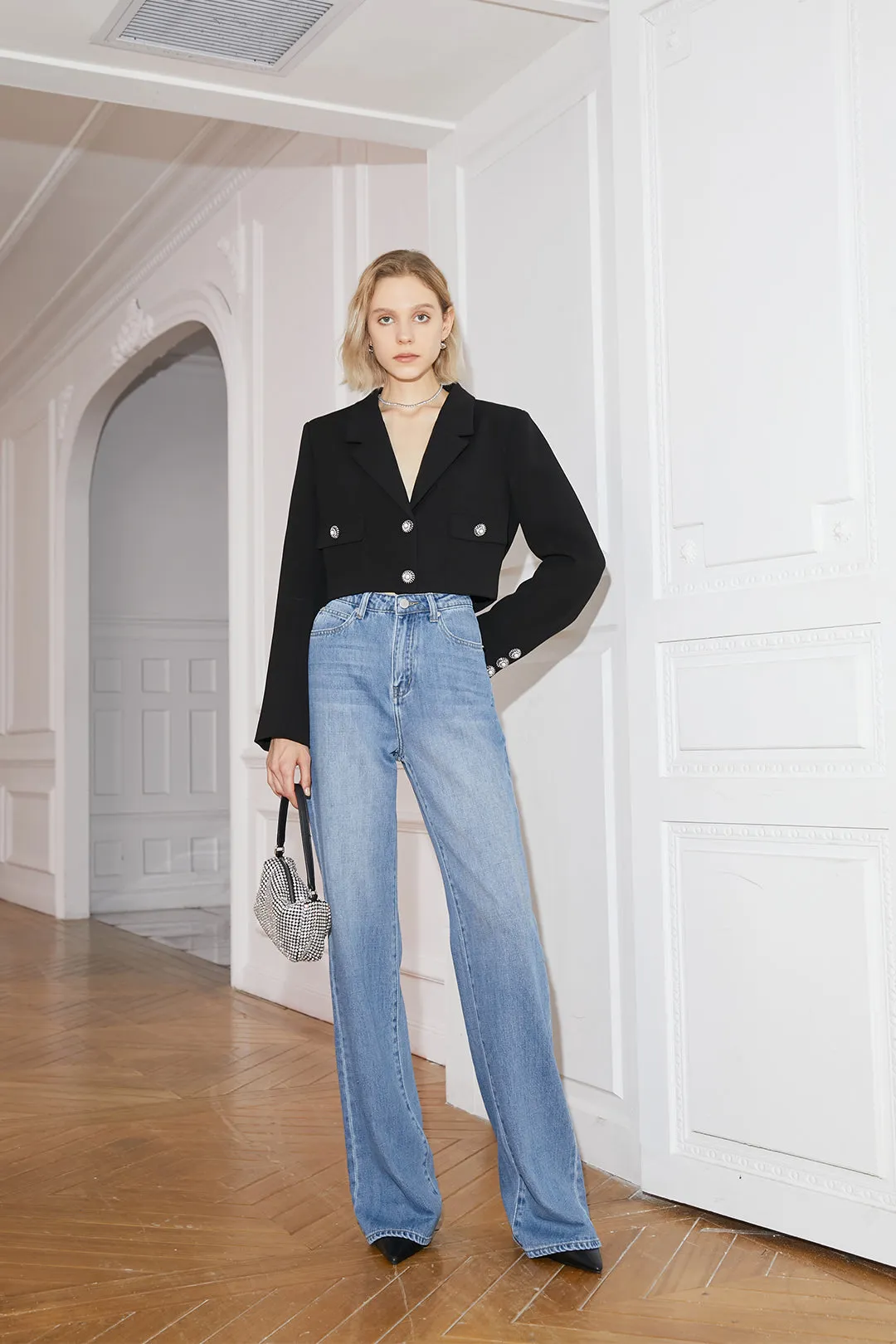 High-rise jeans | Wide leg jeans | Commuter jeans