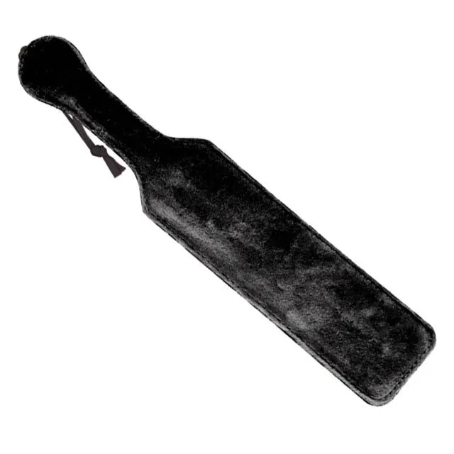 Leather Paddle with Black Fur Side