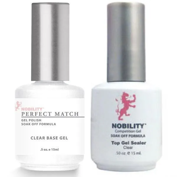 LeChat Nobility Clear Base Gel   Top Gel Sealer