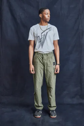 Olive Khaki Cargo Trousers