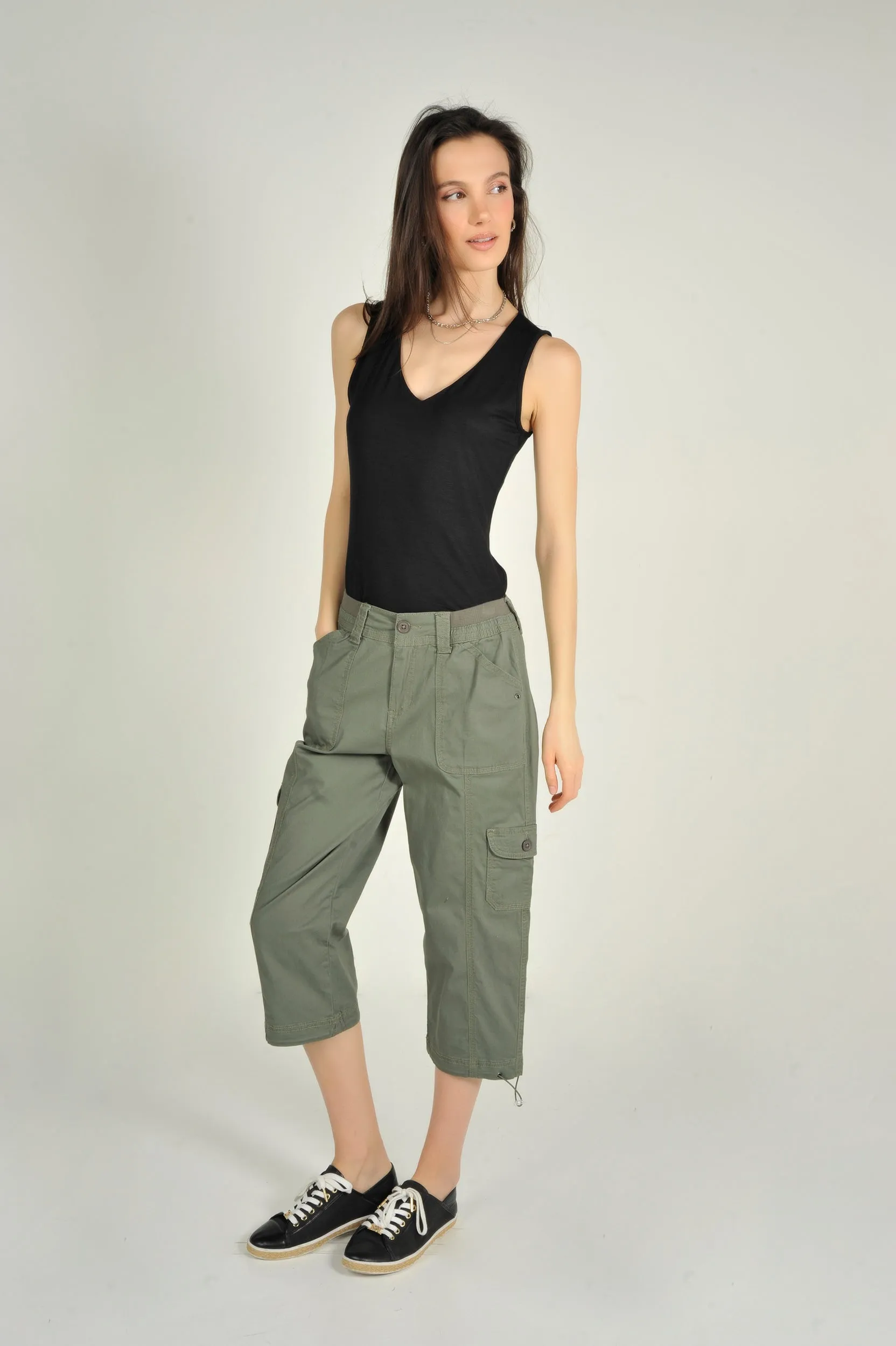 Pantalon capri cargo - 8266018 - (E-C16)