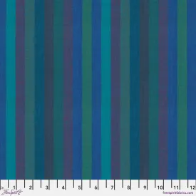 *Pre Order Kaffe Fassett WOVEN STRIPES WSGP003.BLUE Broad Stripe.Priced per 25cm - due March/April 2025