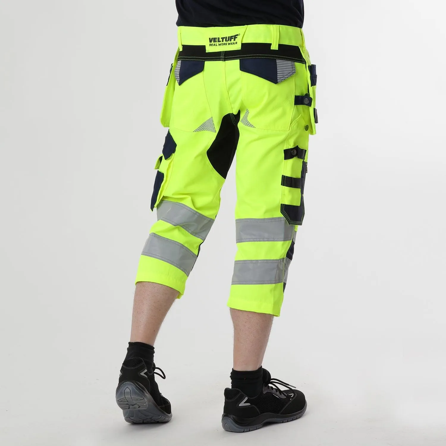 Reflex 3/4 Length Hi-Vis Trousers