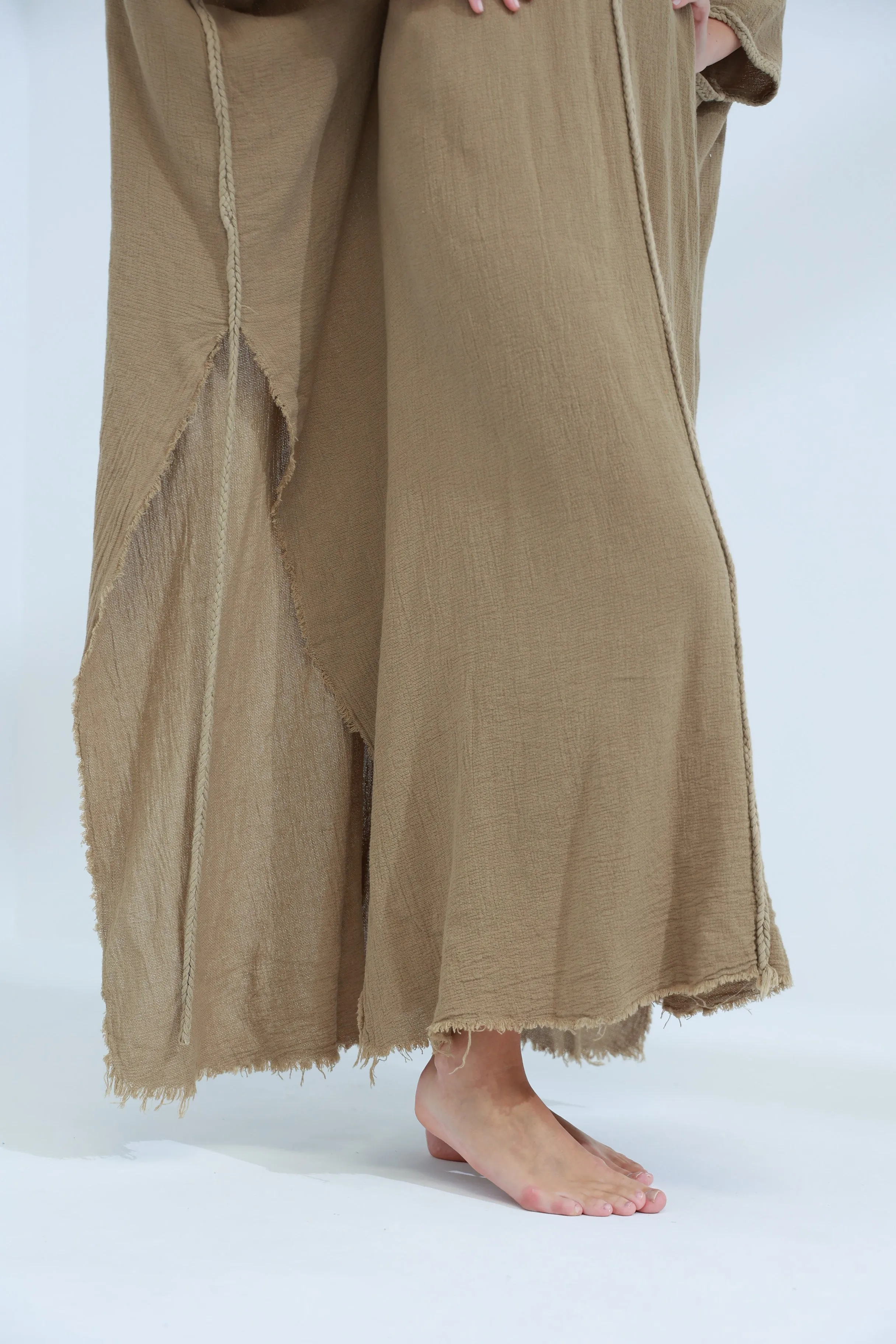 Sande Linen Kaftan Coloniale