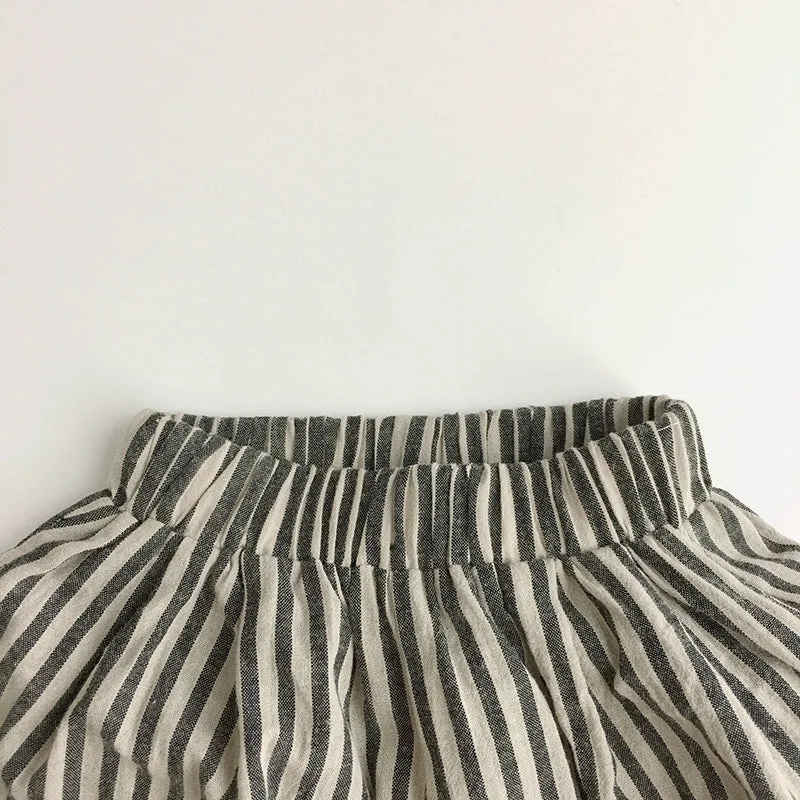 Striped Peg-Top Children's Shorts