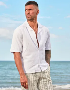 White Linen S/S Shirt